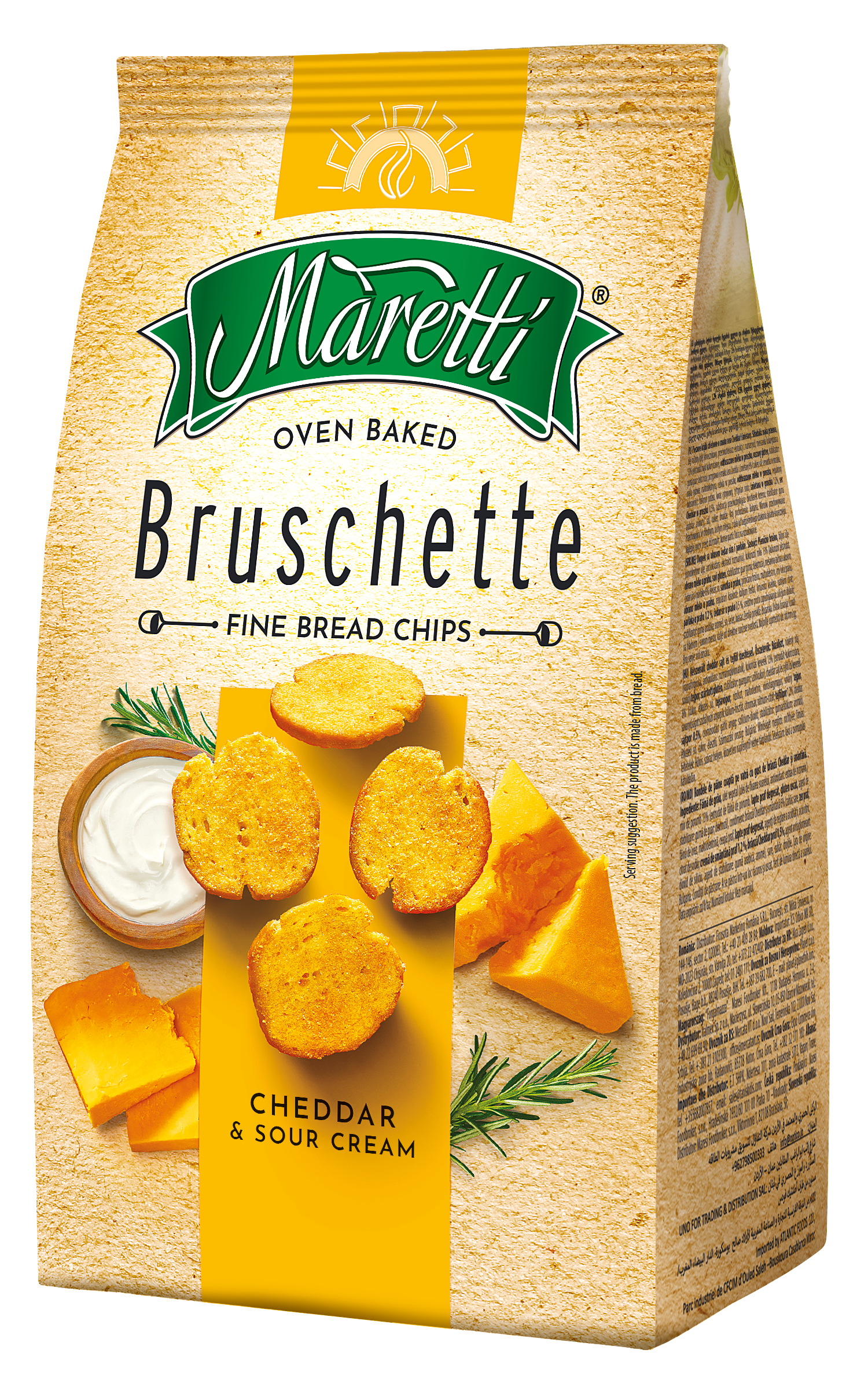 Bruschetta Maretti Cheddar I Śmietana 70G