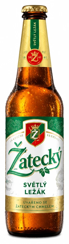 Piwo Žatecký Světlý Ležák butelka zwrotna