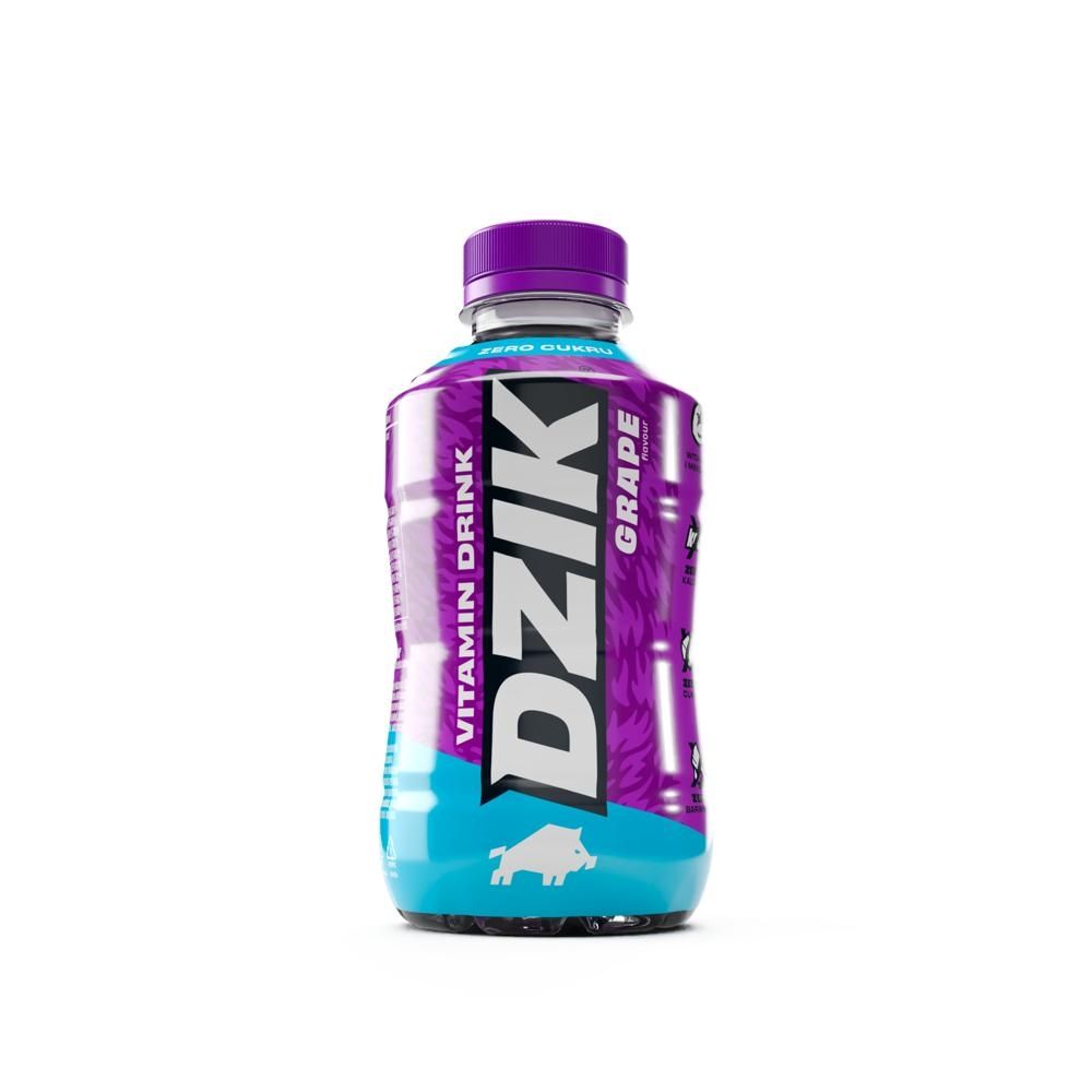 Dzik Vitamin Drink Napój niegazowany o smaku winogronowym 500 ml