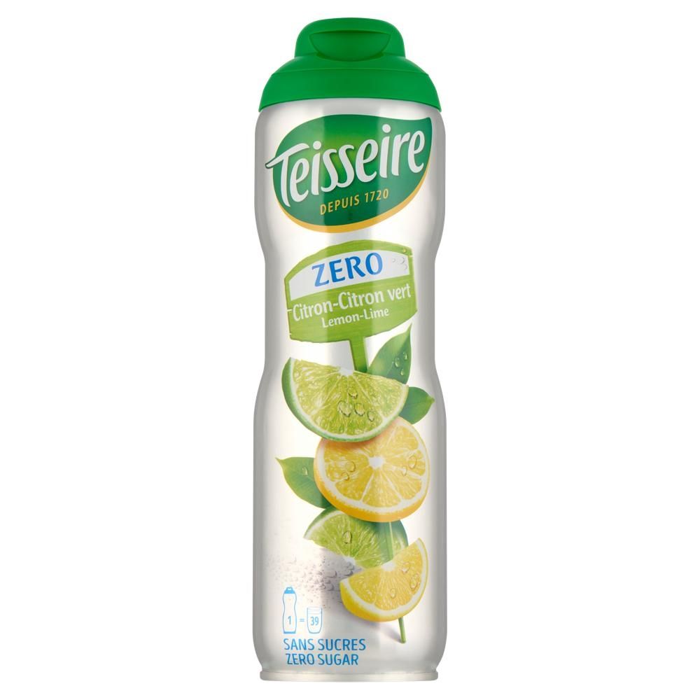 Teisseire Zero Syrop o smaku cytryna limonka 0,6 l