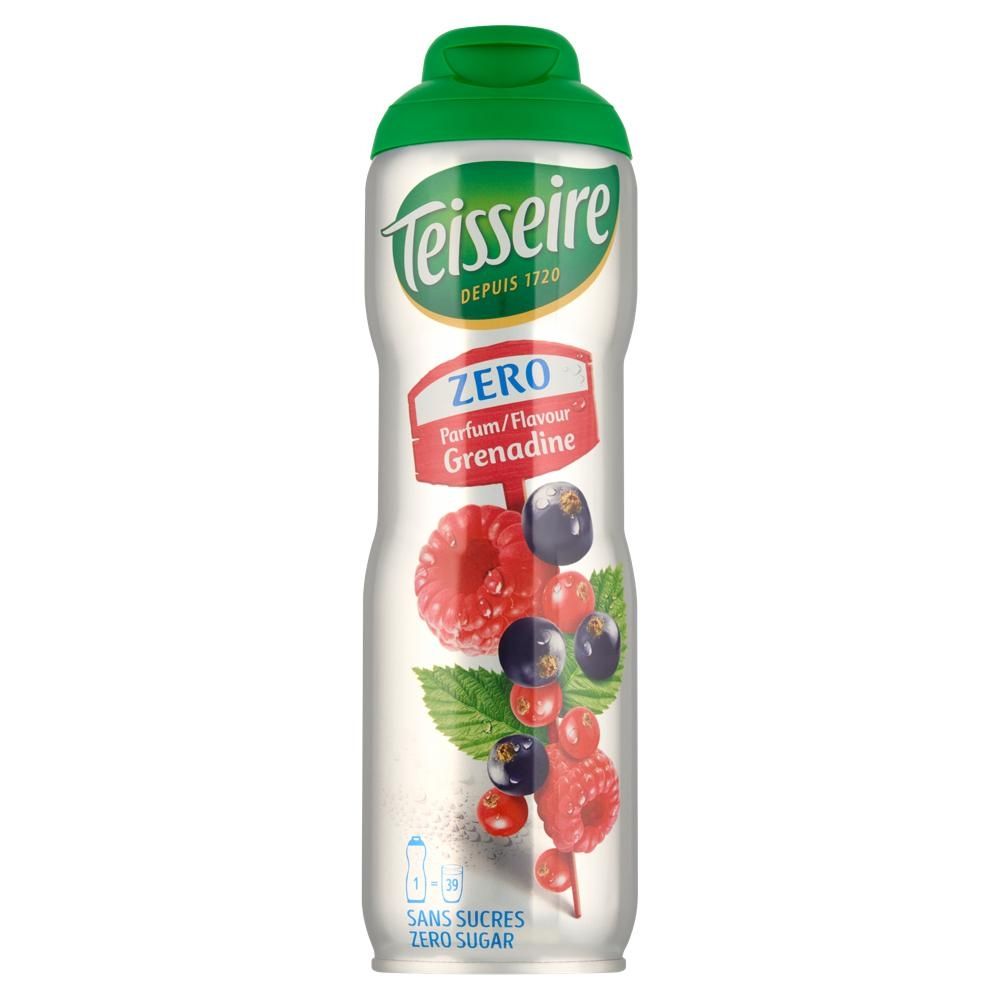Teisseire Zero Syrop o smaku grenadyny 0,6 l