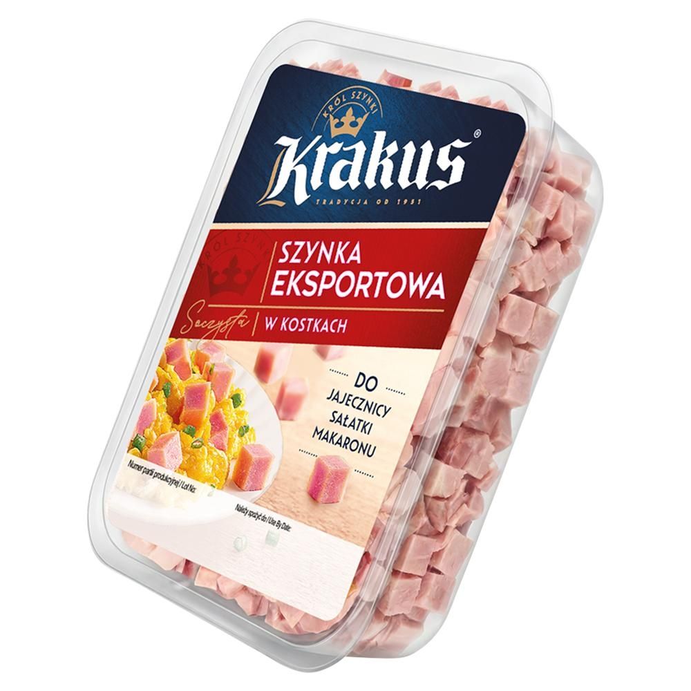 Krakus Szynka eksportowa w kostkach 130 g