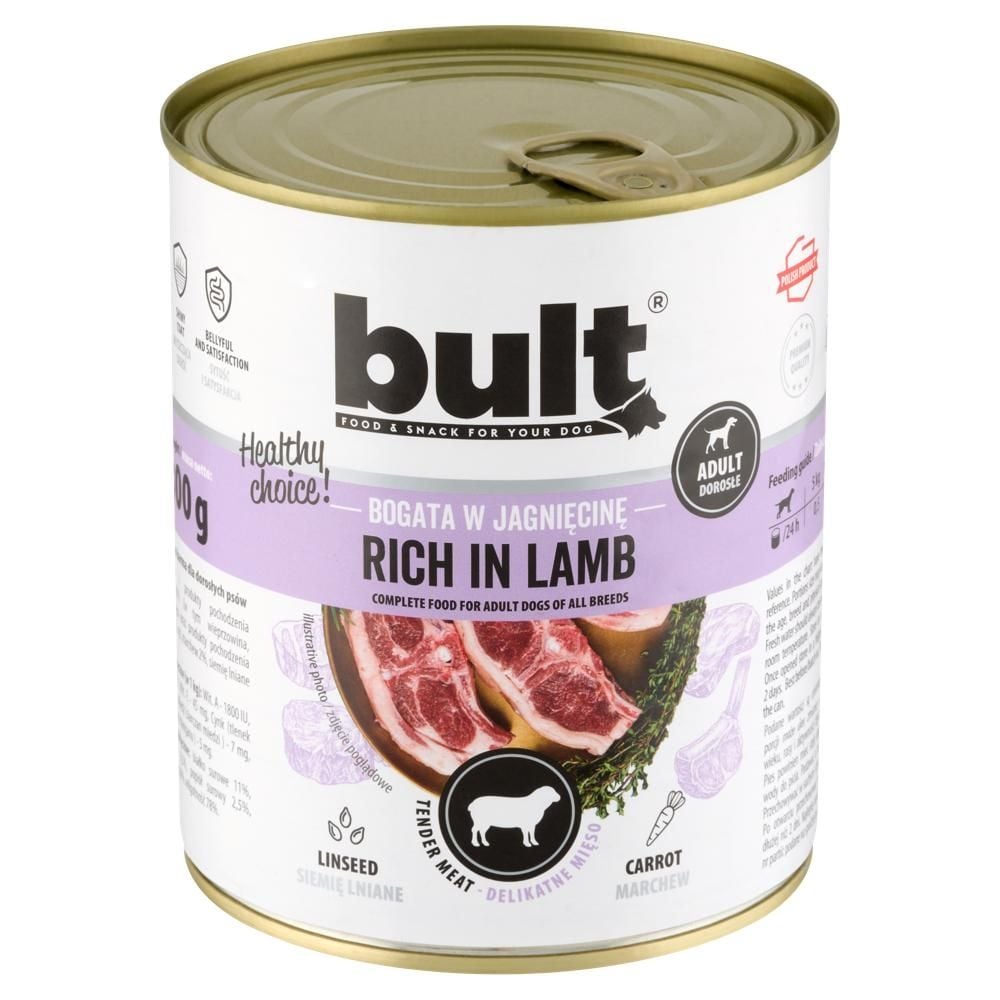 Bult Karma dla dorosłych psów bogata w jagnięcinę 800 g