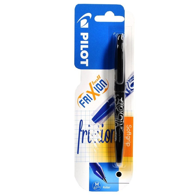Pióro kulkowe Frixion Ball czarne wymazywalne 0.7 mm Pilot 1 sztuka