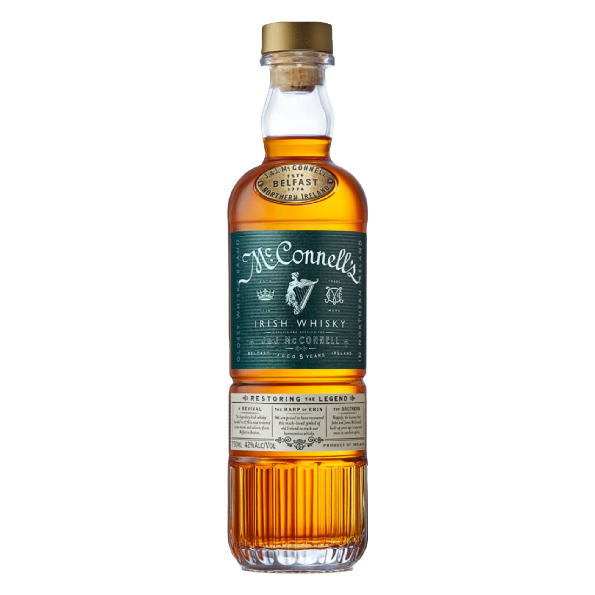 Irish Whiskey Mcconnell`S 5Yo 42% 0,7L