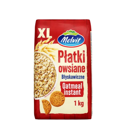 Melvit Płatki owsiane błyskawiczne 1 kg