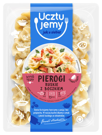 Ucztujemy Pierogi ruskie z boczkiem 400 g