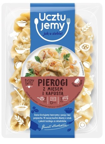 Ucztujemy Pierogi z kapustą i mięsem 400 g