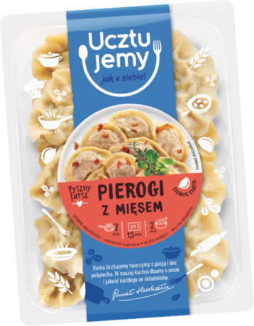 Ucztujemy Pierogi z mięsem 400 g