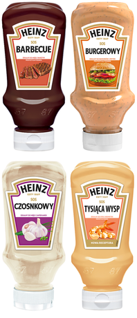 Heinz Sos na zimno mix smaków 225-250g