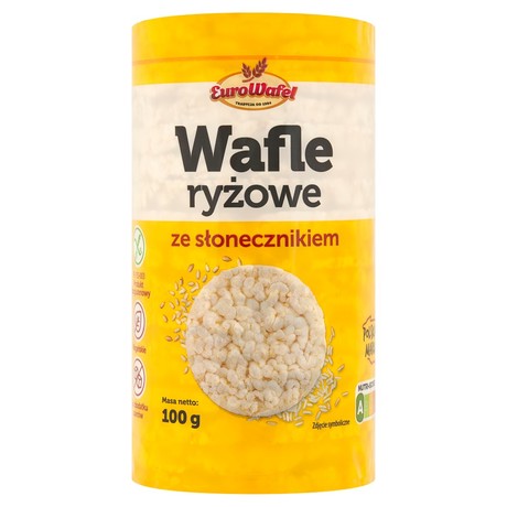 Eurowafel Wafle ryżowe ze słonecznikiem 100 g