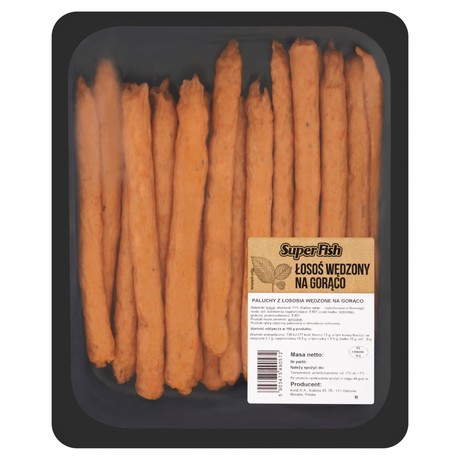 SuperFish Paluchy z łososia wędzone na gorąco 1 kg
