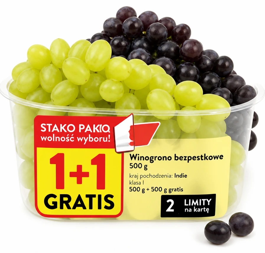 Winogrono bezpestkowe