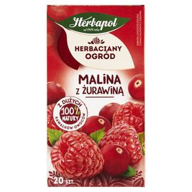 Herbapol Herbaciany Ogród Herbatka owocowa malina z żurawiną 20 torebek 54 g