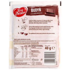 Twój Deser Budyń smak czekoladowy 5 x 40 g
