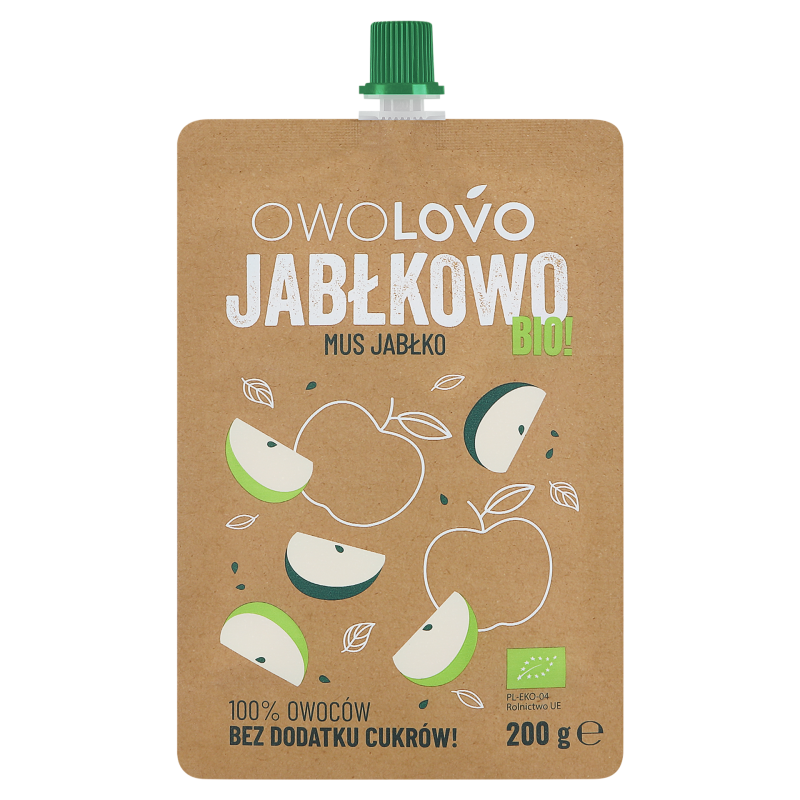 Mus jabłkowy (bez dodatku cukru) BIO