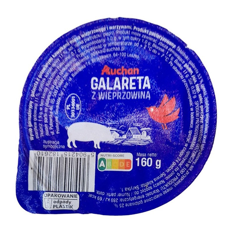 Galareta z wieprzownią Auchan 160 g