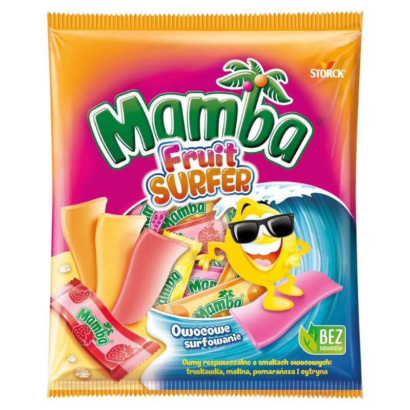 Fruit Surfer guma rozpuszczalna Mamba 140 g
