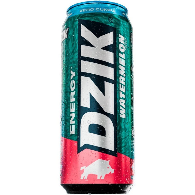Napój energetyzujacy Watermelon bez dodatku cukru WK Dzik 500 ml