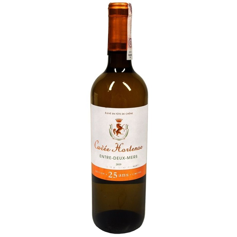 Wino białe wytrawne Cuvee Hortense alk. 12,5% obj. Entre 2 Mers 750 ml