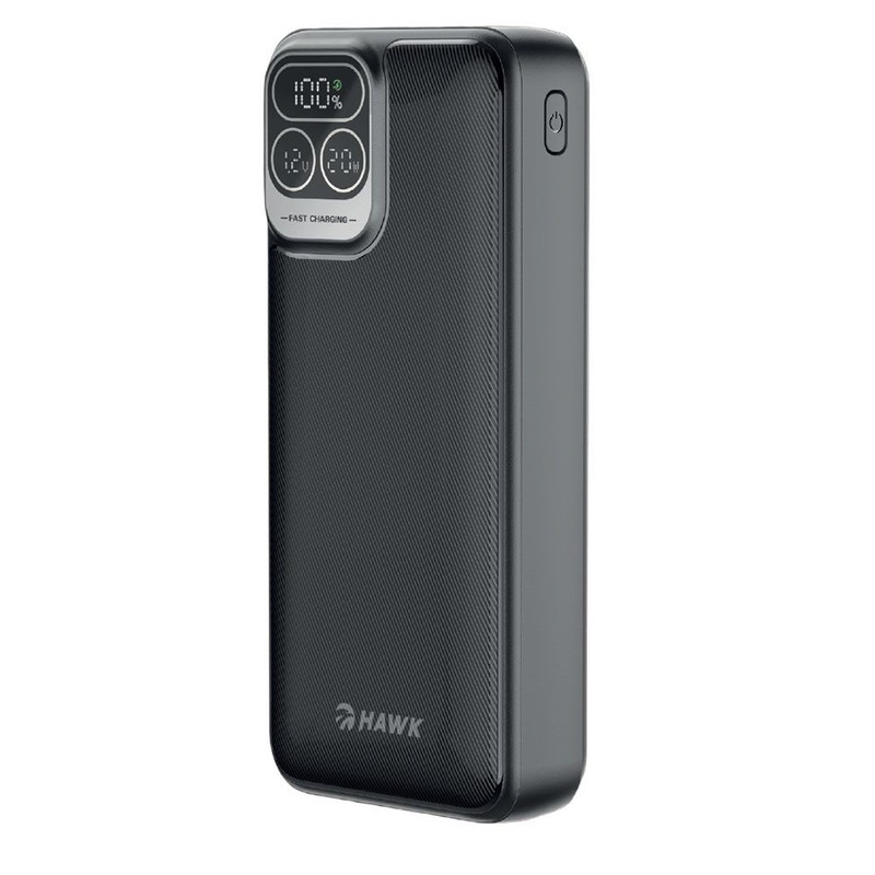 Powerbank 20000 mAh 22,5 W HW-PB20000 czarny HAWK 1 sztuka