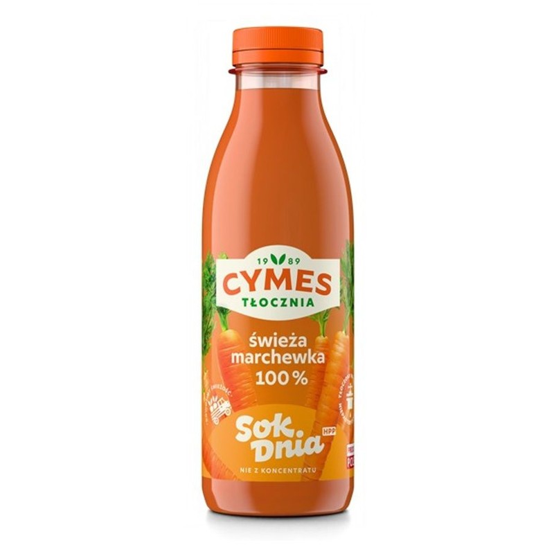 Sok Dnia świeża marchewka 100% Cymes 250 ml