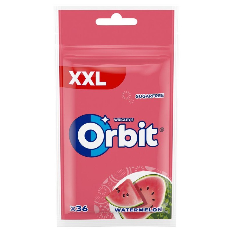 Bezcukrowa guma do żucia o smaku arbuza XXL Orbit 50 g