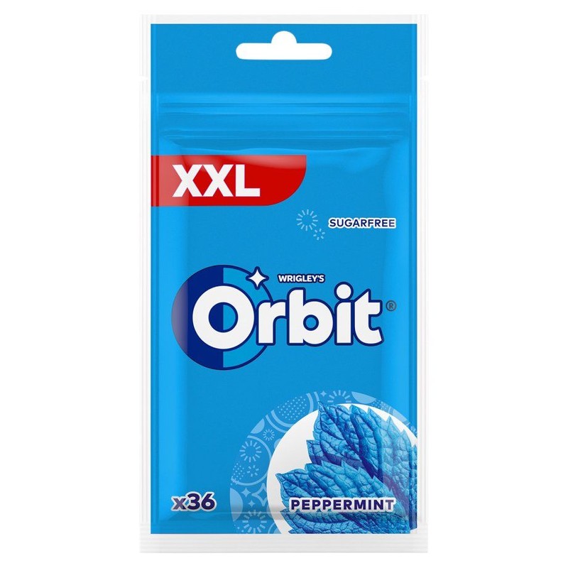 Bezcukrowa guma do żucia o smaku miętowym XXL Orbit 50 g