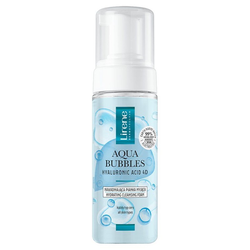 Nawadniająca pianka myjąca Aqua Bubbles Lirene 150 ml