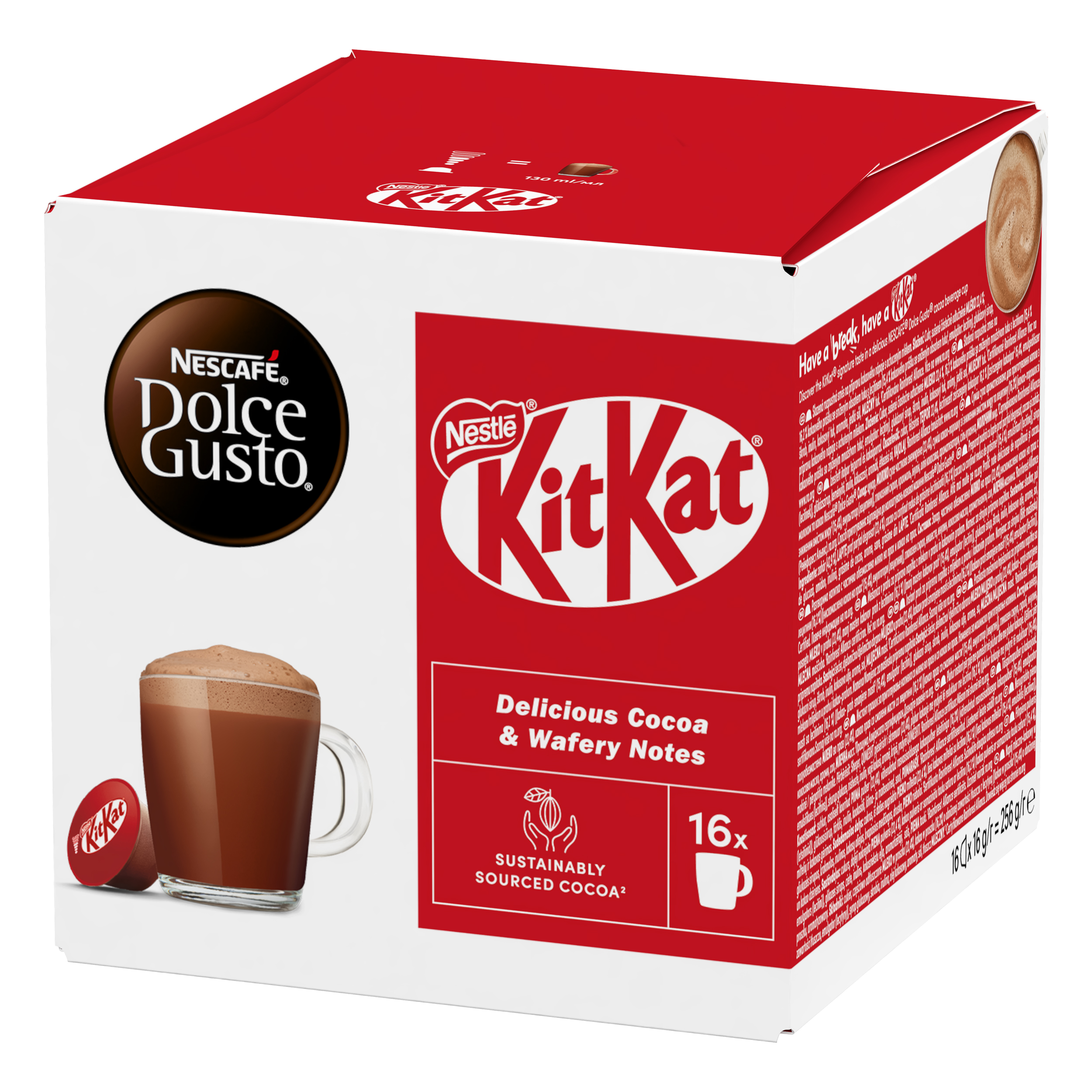 Nescafé Dolce Gusto Kitkat Napój Mleczno-Kakaowy 256 G (16 X 16 G)