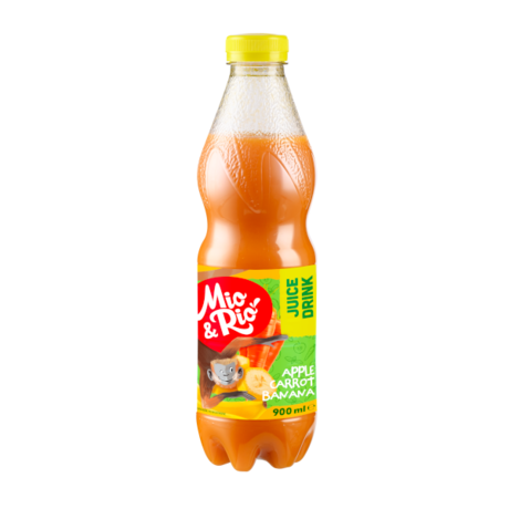 MIO&RIO napój marchewka, banan, jabłko banan 900ml