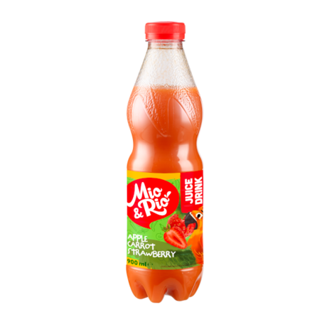 MIO&RIO jabłko, marchewka, truskawka 900ml