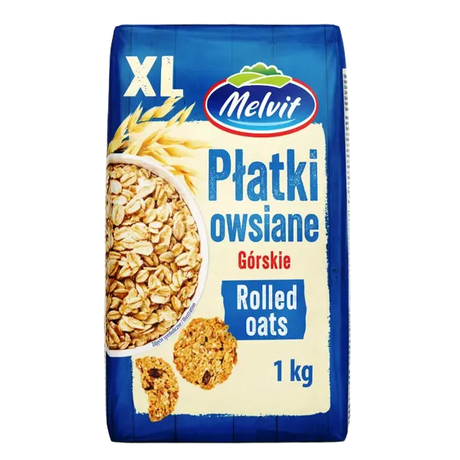 Melvit Płatki owsiane górskie 1 kg