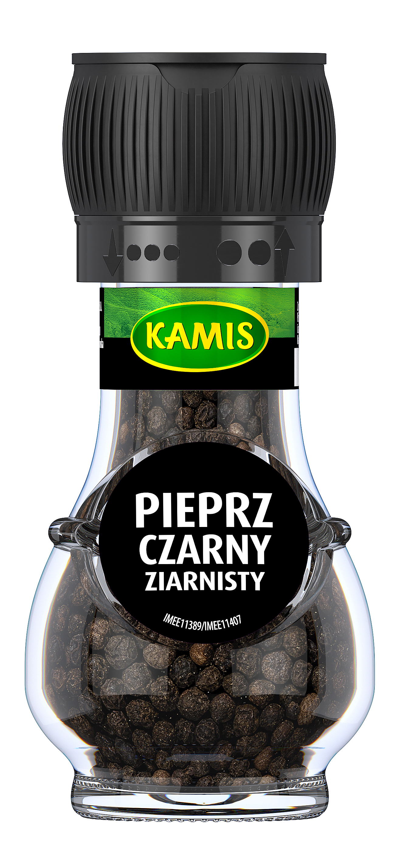 Pieprz czarny ziarnisty - młynek
