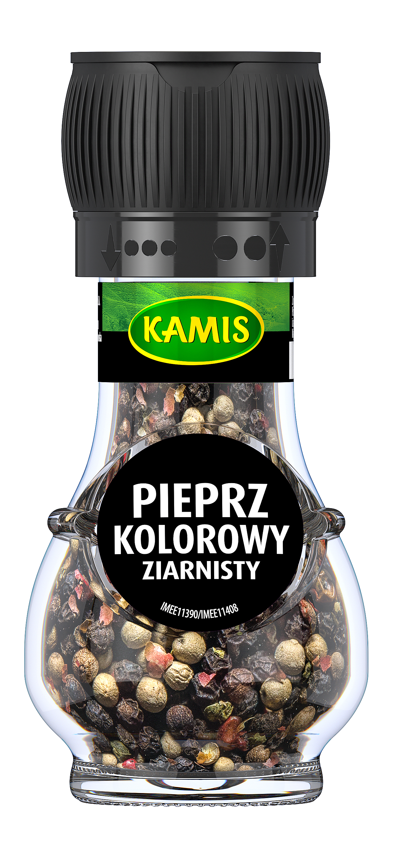 Pieprz kolorowy ziarnisty - młynek