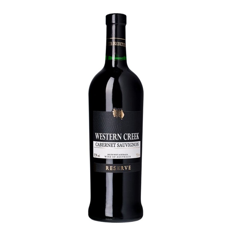 Wino australijskie czerwone wytrawne Cabernet Sauvignon Reserve alk. 13,5% obj. Western Creek  750 ml