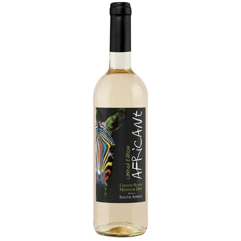 Wino białe półwytrawne AFRICANT 750 ml