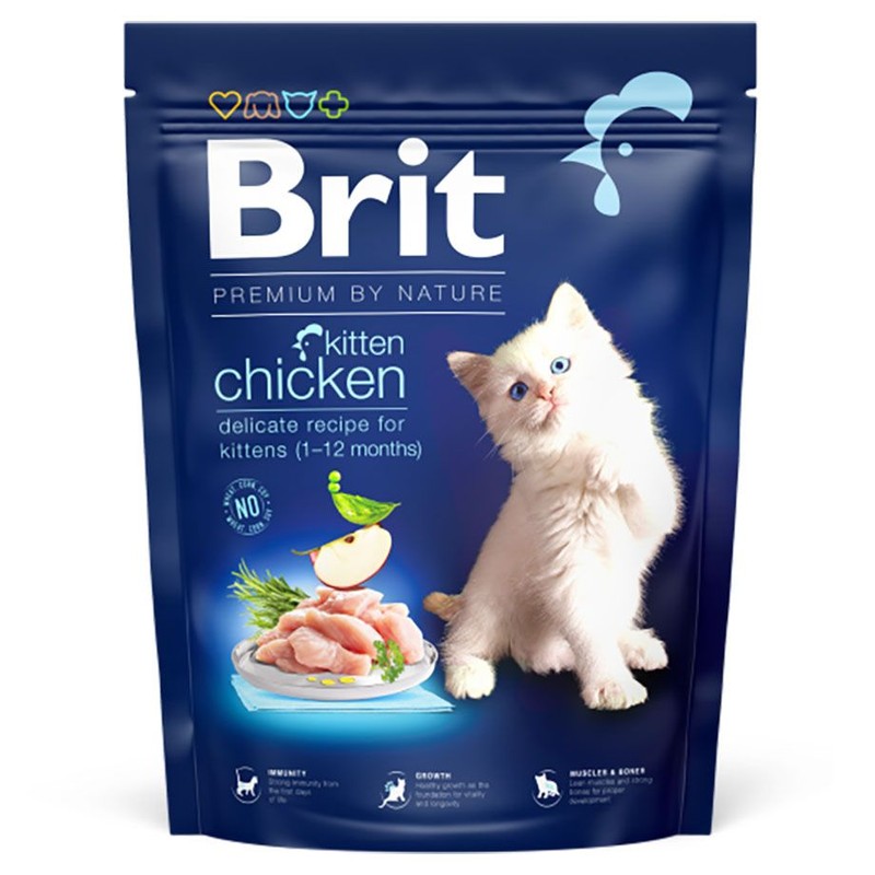 Karma sucha dla kotów z kurczakiem Brit 300 g