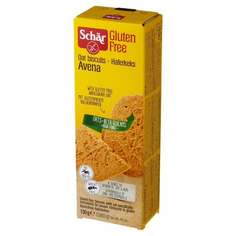 Avena Herbatniki owsiane bez glutenu Schär 130 g