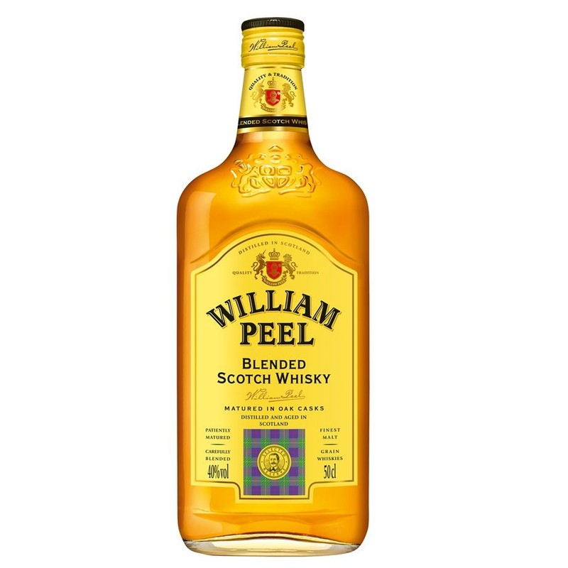 Whisky blended alk. 40,0% obj. William Peel 500 ml