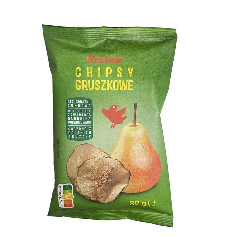 Chipsy gruszkowe Auchan 30 g