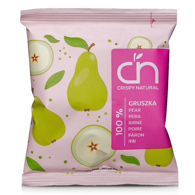 Suszone chipsy gruszka Crispy Natural  18 g