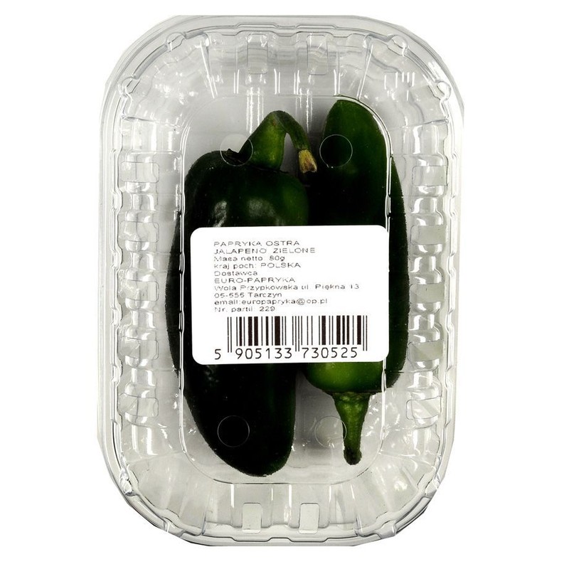 Papryka ostra jalapeno zielone Warzywa Auchan 80 g
