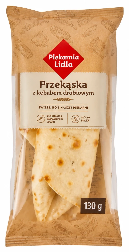 Przekąska z kebabem drobiowym