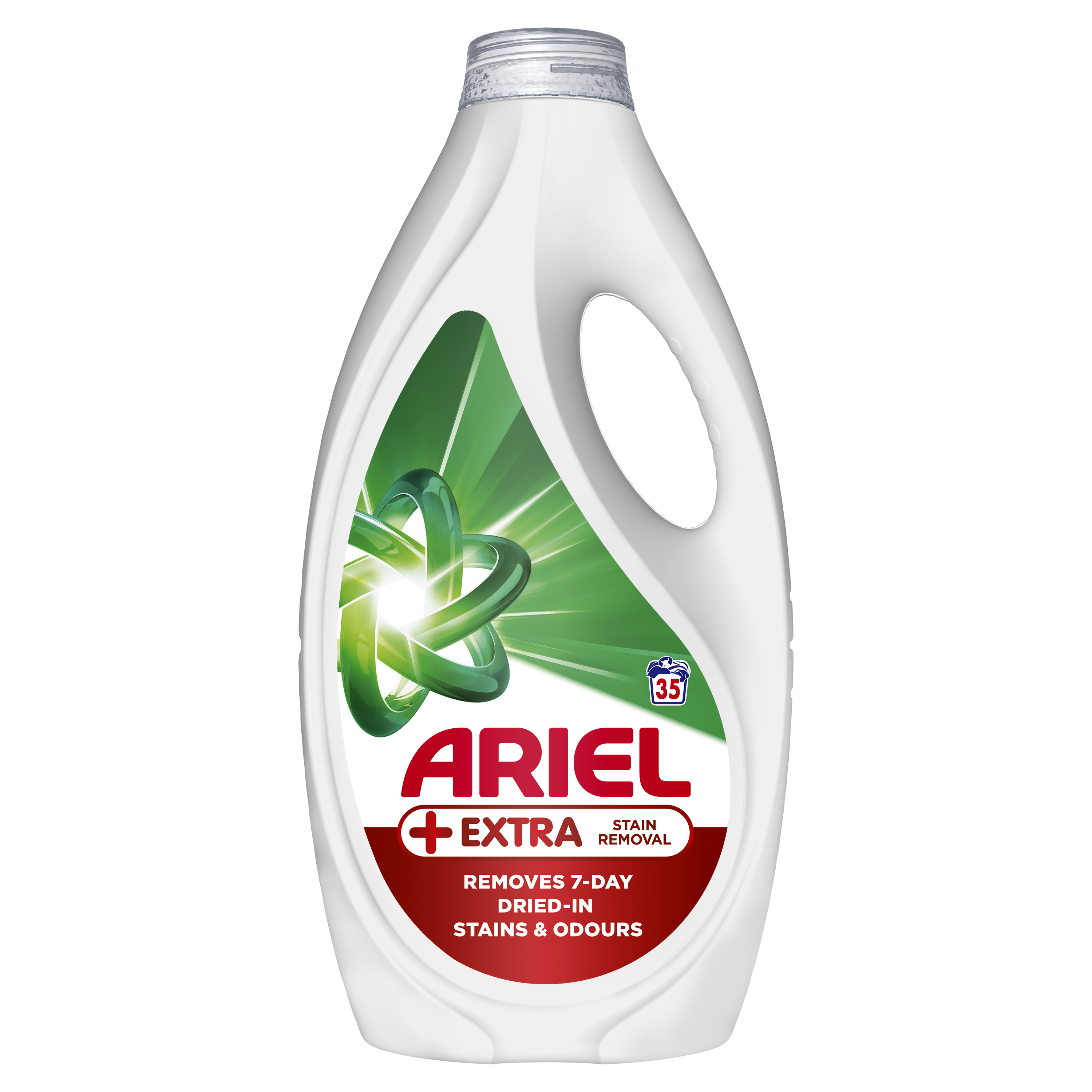Ariel Płyn Do Prania, + Dodatkowa Moc Usuwania Plam, 1.575 L, 35 Prań