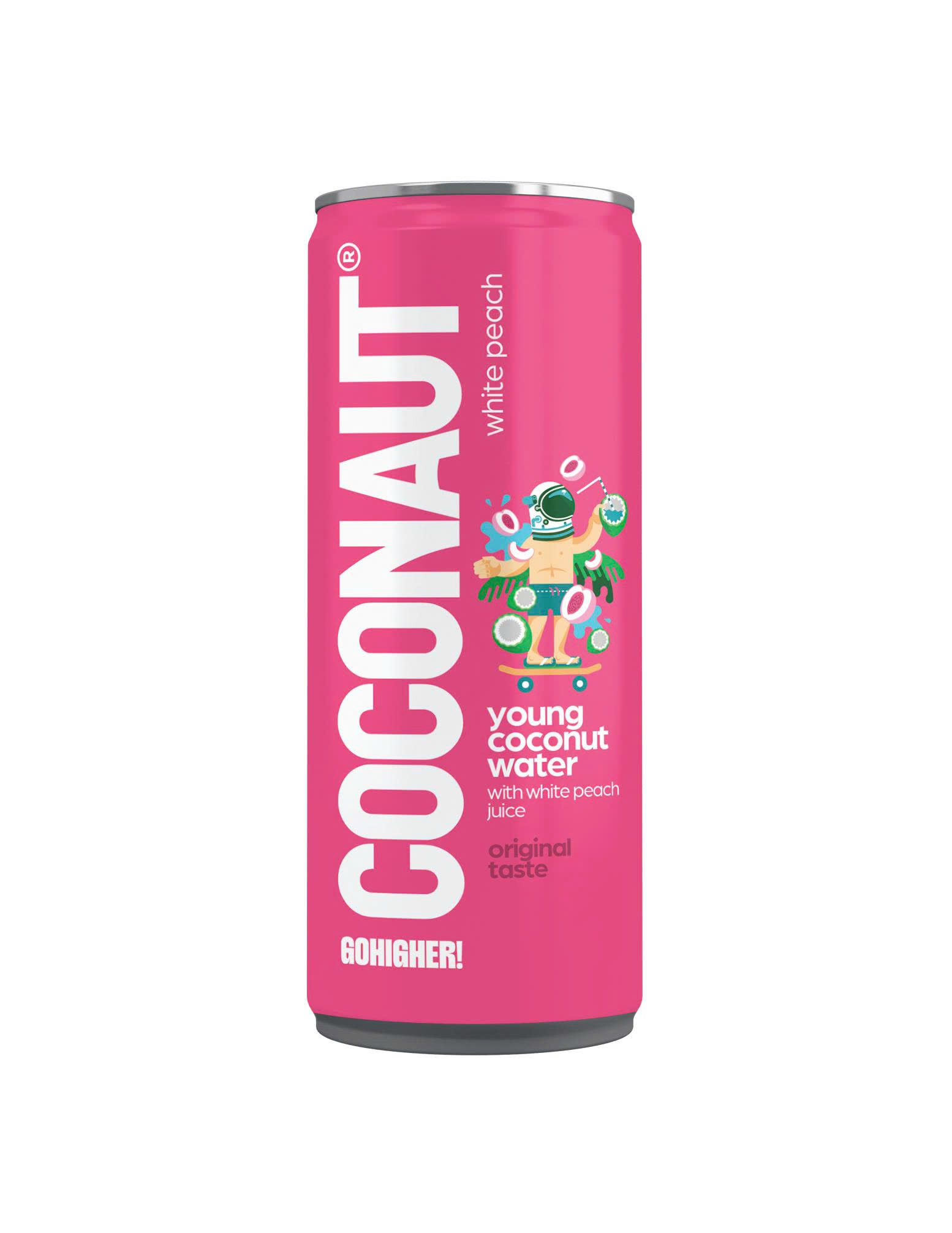 Coconaut. Woda Kokosowa Z Młodego Kokosa Z Sokiem Z Białej Brzoskwini 320Ml.
