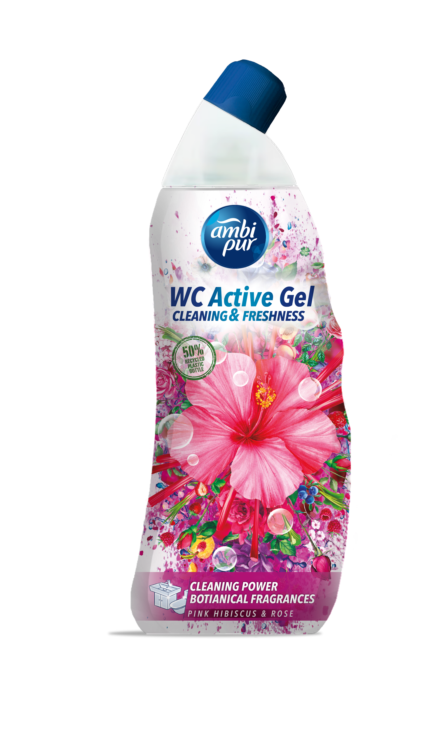 Ambi Pure Wc Pink Hibiscus & Rose 750Ml