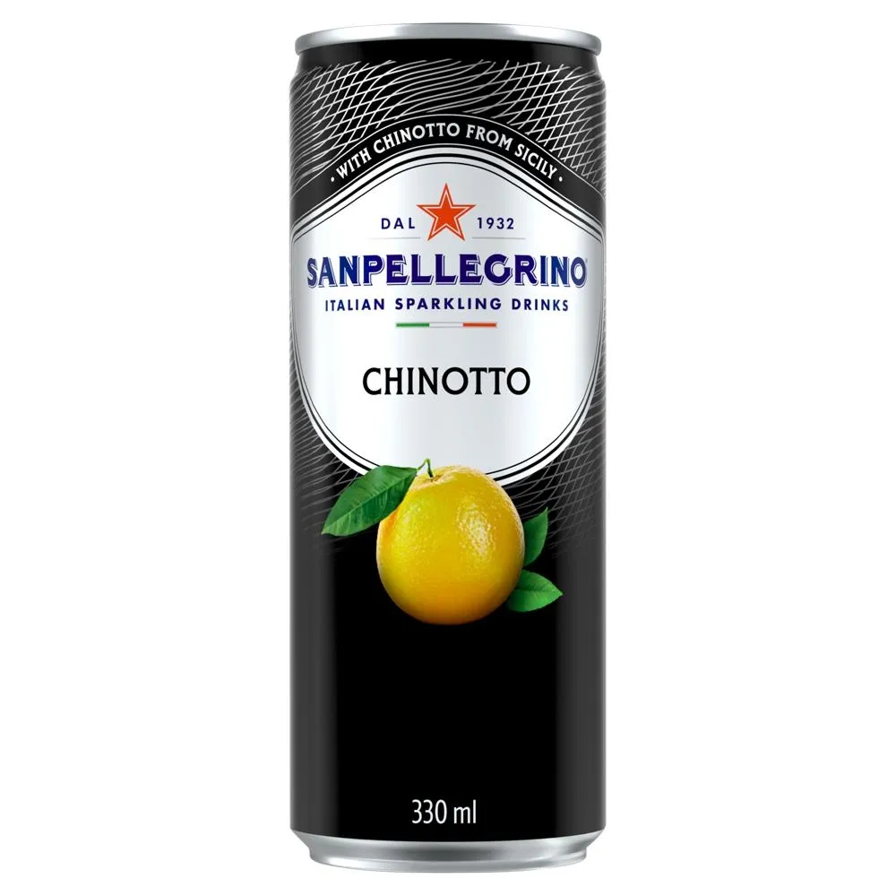 Sanpellegrino Napój gazowany o smaku pomarańczy chinotto 330 ml