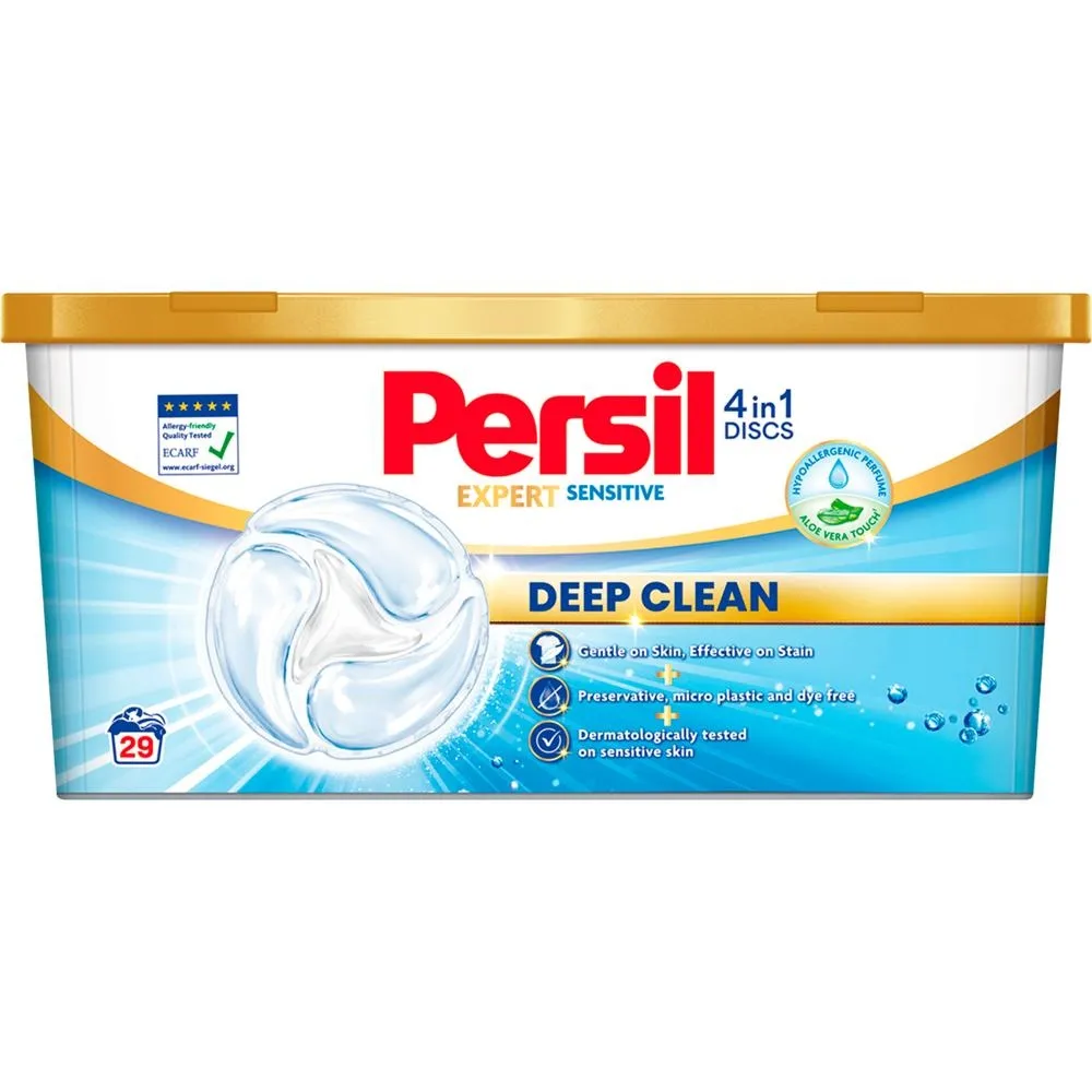 Persil Discs Expert Sensitive Skoncentrowany środek do prania tkanin białych 478,5 g (29 prań)