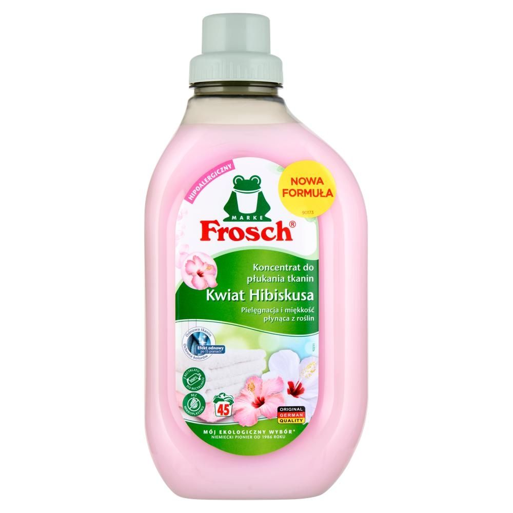 Frosch Koncentrat do płukania tkanin kwiat hibiskusa 900 ml (45 prań)
